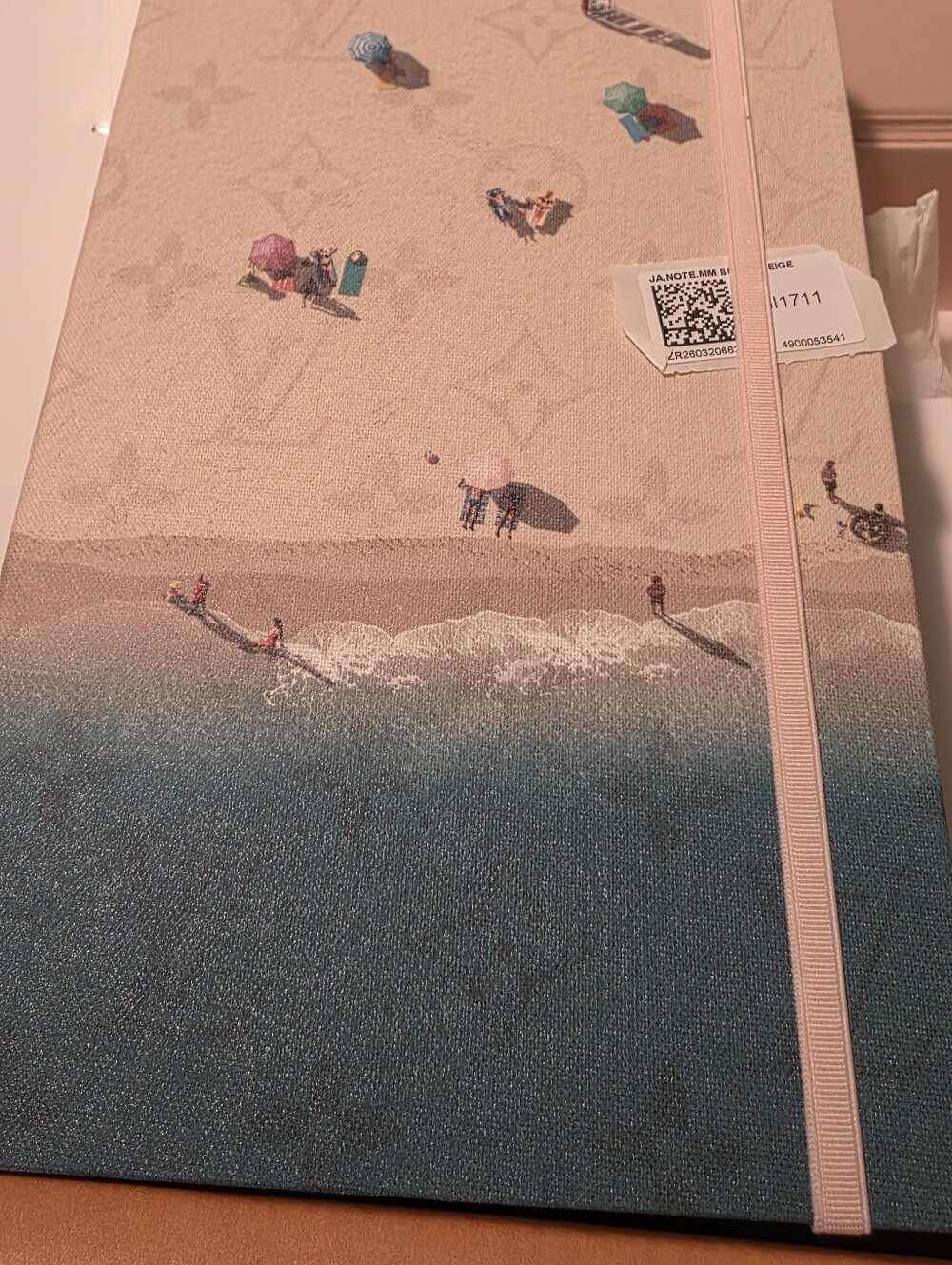 2026 Louis Vuitton Beach Seaside Notebook with Pink Elastic - Picture 6 of 7